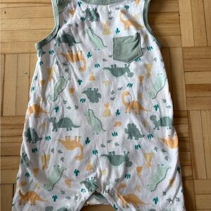 Dinosaur Print Kids Bodysuit